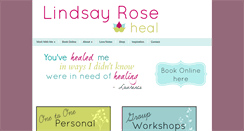 Desktop Screenshot of lindsayroseheal.com